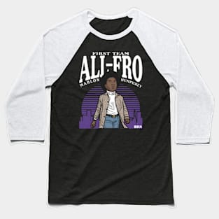 Marlon Humphrey Baltimore All-Fro Toon Baseball T-Shirt